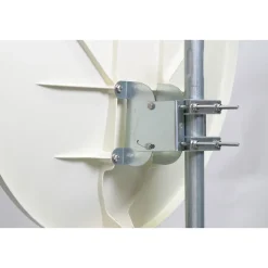 Parabole satellite fibre composite Blanche 85cm + BRIDES INOX Anti Corrosion-Hdsat Outlet