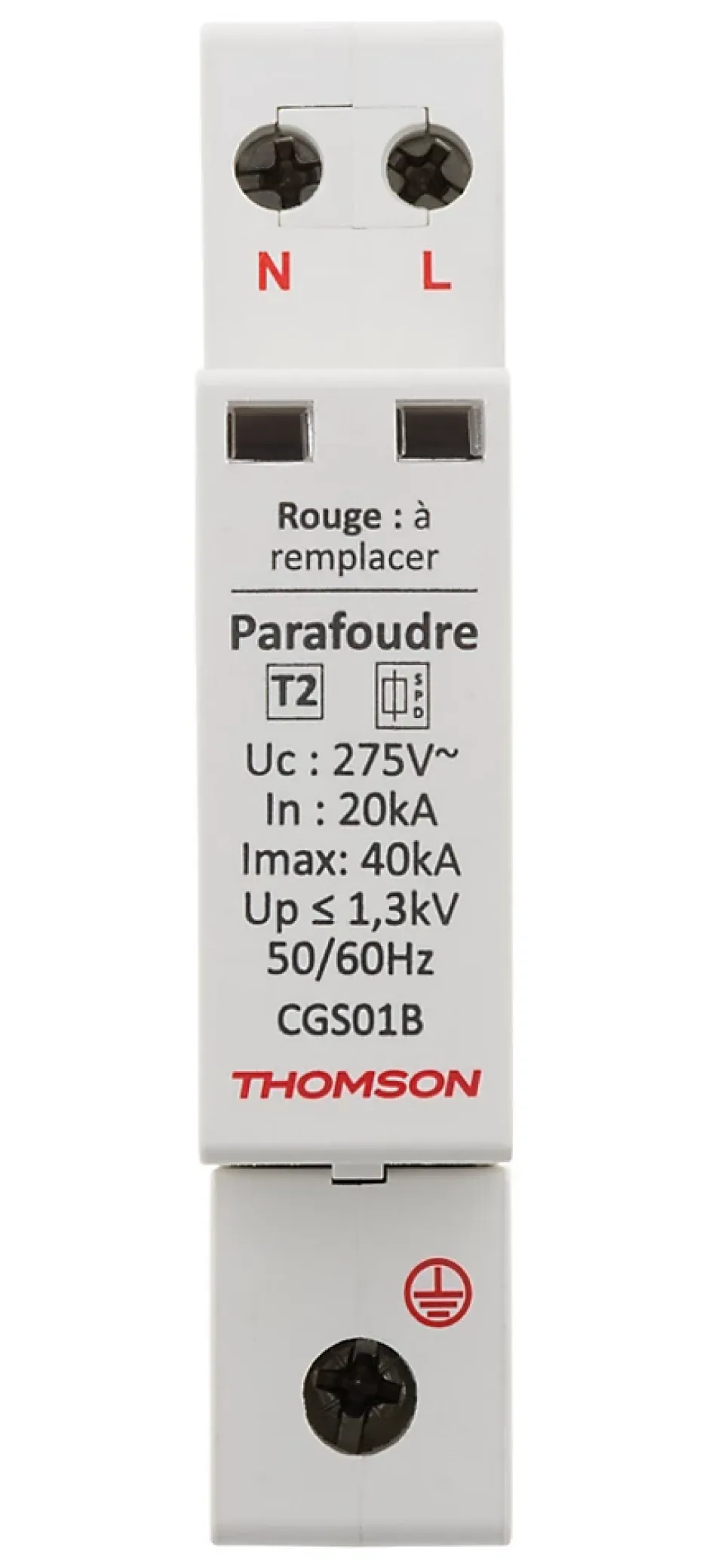 Parafoudre modulaire Ph+N idéal T2 - 40KA --Thomson Clearance