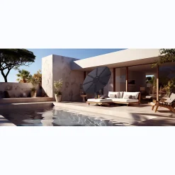 PARASOL SOLAIRE 1000W Plug & Play avec éclairage LED intégré-Galix New