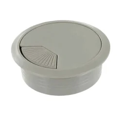 Passe câble plastique gris aluminium Ø60 mm^Diall Discount