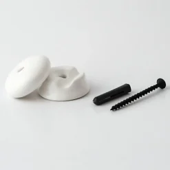 Passe Câble GRIP Isolateur en Porcelaine Blanche Manufacturés pour 1 Câble électrique textile Sécurité et style raffiné^Lnd Outlet