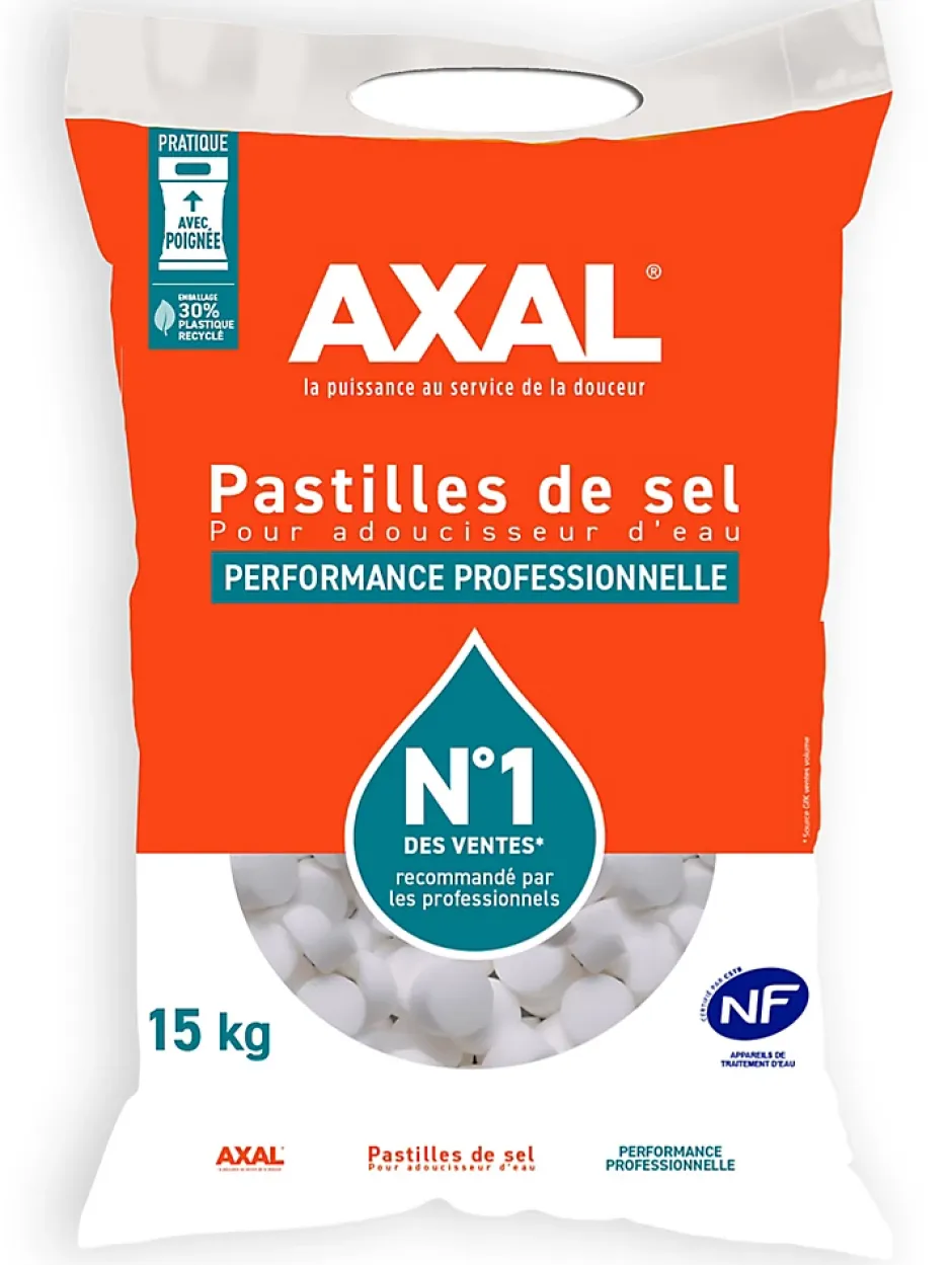 Pastilles de sel pour adoucisseur d'eau 15kg-Axal Best