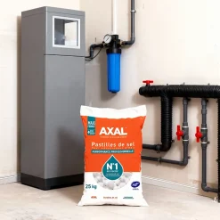 Pastilles de sel pour adoucisseur d'eau 25 kg-Axal Sale