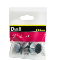 Patin à clouer 25 mm x 4, noir + bleu/gris-Diall Sale