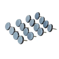 Patin à clouer 19 mm x 16, noir + bleu/gris-Diall Hot