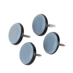 Patin à clouer 37 mm x 4, noir + bleu/gris^Diall New