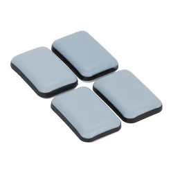 Patin auto-adhésifs 35 x 24 mm x 4, blanc + gris/bleu^Diall Discount