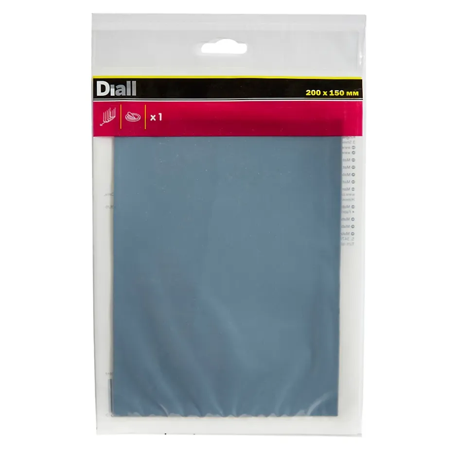 Patin auto-adhésifs 200 x 150 mm x 1, noir + gris/bleu^Diall Best