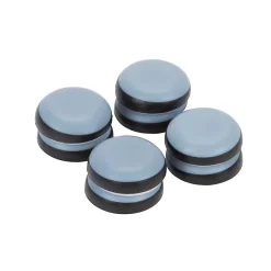 Patin auto-adhésifs 20 mm x 8, blanc + gris/bleu-Diall