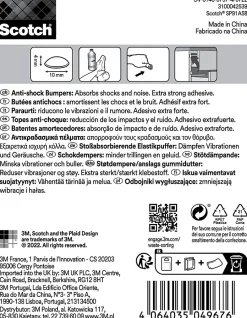 Patin bumper antichoc rond transparent ø10 mm, lot de 12^Scotch Clearance