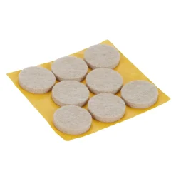 Patin en feutre auto-adhésifs 25 mm x 8, beige^Diall Discount