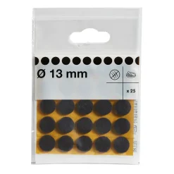 Patin en feutre auto-adhésifs 13 mm x 25, marron-Diall Hot