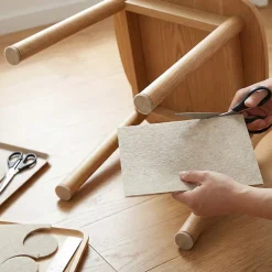 Patin en feutre auto-adhésifs 215 x 170 mm x 1, beige-Diall