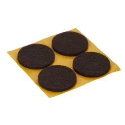 Patin en feutre auto-adhésifs 34 mm x 4, marron^Diall Best