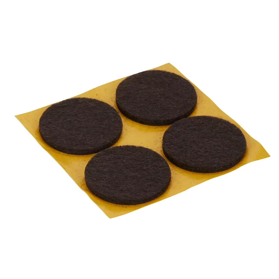 Patin en feutre auto-adhésifs 34 mm x 4, marron^Diall Best