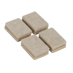 Patin en feutre auto-adhésifs 35 x 24 mm x 8, beige-Diall