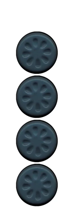 Patin glisseur adhésif rond gris ø50 mm^Scotch Hot