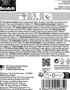 Patin glisseur adhésif rond gris ø22 mm^Scotch Outlet