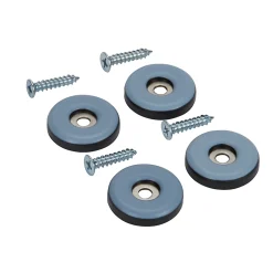 Patin vissés 25 mm x 4, noir + gris/bleu^Diall Best