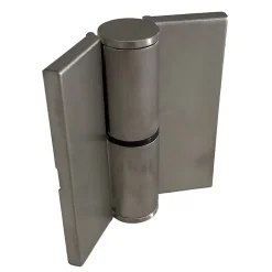 Paumelle à droite en acier inoxydable avec cache vis pour cabines sanitaires^Homewell Online