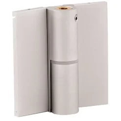 Paumelle à ressort droite en alu avec cache vis pour cabines sanitaires^Homewell Best