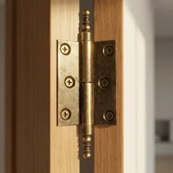 Paumelle à vase acier vieux laiton 50 x 40 mm gauche vendue par 2^Diall Hot