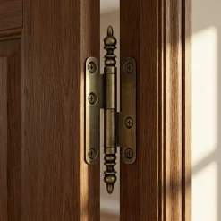 Paumelle à vase acier vieux laiton Diall 110 x 55 mm droite-QCL Discount