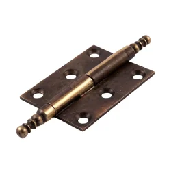 Paumelle à vase acier vieux laiton 50 x 40 mm droite vendue par 2-Diall Online