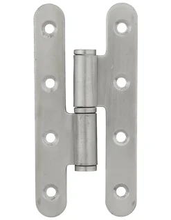 Paumelle de Paris porte d'entrée / d'intérieur, 110x55x2.5mm, inox, gauche --Thirard Discount