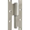 Paumelle de Paris porte d'entrée / d'intérieur, 140x55x2.5mm, inox, gauche --Thirard Clearance