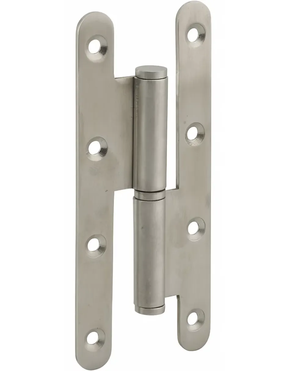 Paumelle de Paris porte d'entrée / d'intérieur, 140x55x2.5mm, inox, gauche --Thirard Clearance