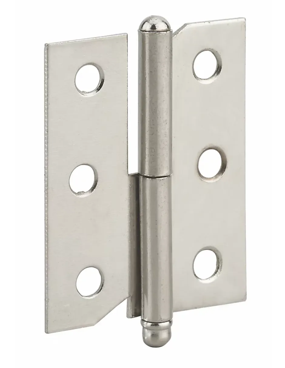 Paumelle de porte de meuble / porte légère, 50x40mm, acier, gauche -^Thirard Clearance