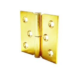 Paumelle laitonnée 50 x 40 mm gauche vendue par 2-QCL Discount