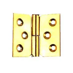 Paumelle laitonnée 40 x 50 mm gauche vendue par 2^QCL Discount