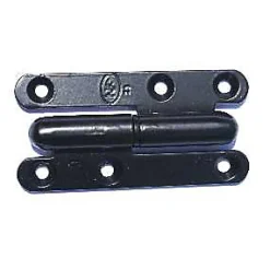 Paumelle noire ronde Afbat 110 x 55 mm droite^QCL Best