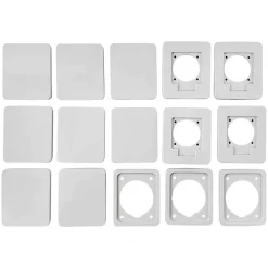 Pcsn18pt - Coffret Pour Prise étanche Ip65 - Prédécoupage 8 Prises - 1 Rangée De 18 Modules - Star-Ide