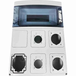 Pcsn12pt - Coffret Pour Prise étanche Ip65 - Prédécoupage 6 Prises - 1 Rangée De 12 Modules - Star-Ide Hot