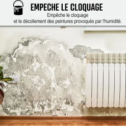 Peinture anti humidité mur humide salle de bain - ARCASCREEN - 0.75 L (jusqu'à 3 m²) --Arcane Industries Discount