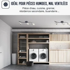 Peinture anti-condensation, anti odeur pour pièces humides Vert Réséda - RAL 6011 - 10 L -^Arcane Industries Discount