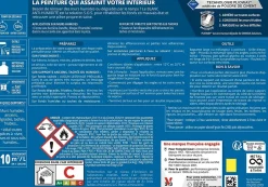 Peinture anti-humidité assainissante intérieur blanc mat 2.5 L-V33 Online