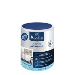 Peinture anti-humidité intérieur satin lin 0,75L-Ripolin Clearance