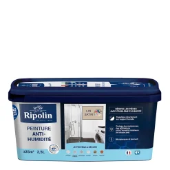 Peinture anti-humidité intérieur satin lin 2,5L^Ripolin Outlet