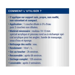 Peinture cave & sous-sol intérieur satin 2,5L^Ripolin New