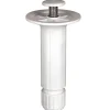 Pied de caisson plastique ø28x Hauteur 120 mm blanc à vis- Hot