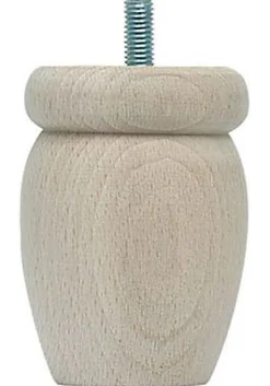 Pied de lit boule H. 80 mm x ø58 mm brut^Bar plus Online