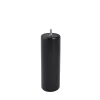 Pied de lit cylindrique en hêtre noir H. 20 x Ø6,8 cm^Bar plus New