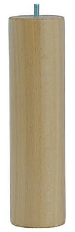 Pied de lit cylindrique H. 250 mm x ø70 mm verni-Bar plus Clearance