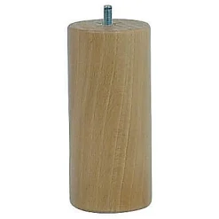 Pied de lit cylindrique H. 150 mm x ø70 mm verni-Bar plus Sale