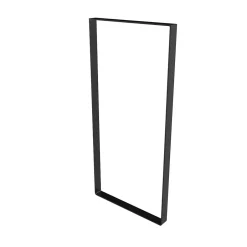 Pied de meuble cadre en acier noir Cime H. 85 cm- Best