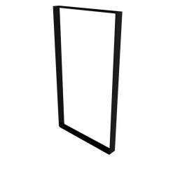 Pied de meuble cadre en acier noir H. 71 cm^Cime Clearance